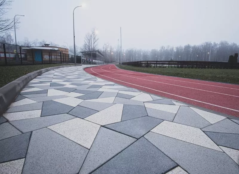 Плита Фабрика Готика Полигональ 80 мм Granite FERRO Покостовский фото 2
