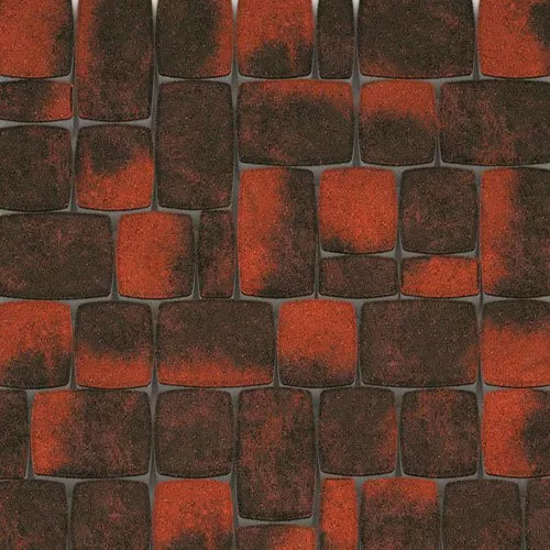 Тротуарная плитка Каменный Век Классико Модерн ColorMix 60 мм Черно-красный фото 1