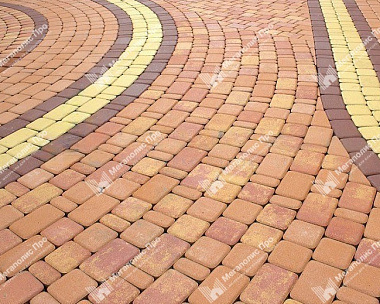 Тротуарная плитка Braer Классико ColorMix 60 мм Рассвет